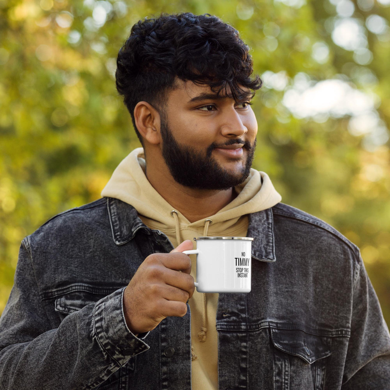 Timmy Stop It This Instant Enamel Mug